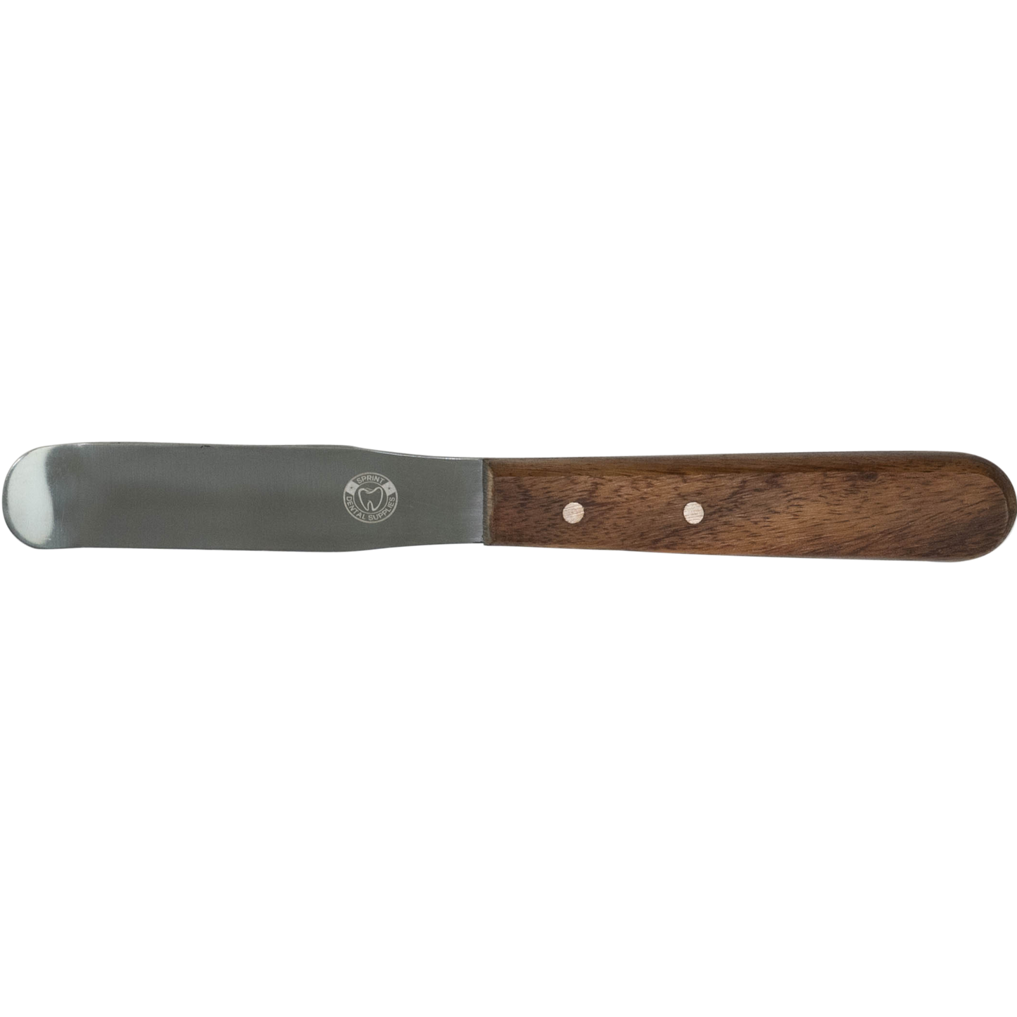 Alginate Spatula - Wooden Handle - Curved
